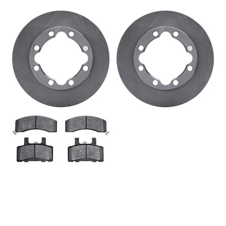 DYNAMIC FRICTION CO 6402-40001, Rotors with Ultimate Duty Performance Brake Pads 6402-40001